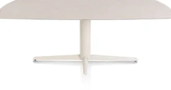 XOOON Saluti, EETKAMERTAFEL OVAAL 210 X 105 CM. - CENTRALE POOT - CRÈME - Light sand^ Eettafels