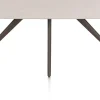 XOOON Saluti, EETKAMERTAFEL OVAAL 210 X 105 CM. - 4-POOTJES - STEELBROWN - Light sand^ Eettafels