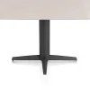 XOOON Saluti, EETKAMERTAFEL OVAAL 150 X 105 CM. - CENTRALE POOT - ROUGH OFF BLACK - Light sand^ Eettafels
