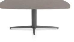 XOOON Saluti, EETKAMERTAFEL OVAAL 180 X 105 CM. - CENTRALE POOT - GRAPHIET - Lava^ Eettafels