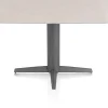 XOOON Saluti, EETKAMERTAFEL OVAAL 150 X 105 CM. - CENTRALE POOT - GRAPHIET - Light sand^ Eettafels
