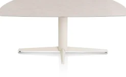XOOON Saluti, EETKAMERTAFEL OVAAL 180 X 105 CM. - CENTRALE POOT - CRÈME - Light sand^ Eettafels