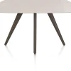 XOOON Saluti, EETKAMERTAFEL OVAAL 150 X 105 CM. - 4-POOTJES - STEELBROWN - Light sand^ Eettafels