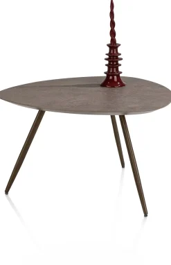 XOOON Salutina, salontafel 68 x 68 cm - 3 pootjes - steelbrown^ Salontafels