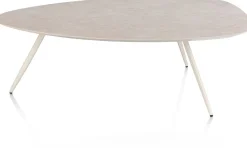 XOOON Salutina, salontafel 110 x 80 cm - 3 pootjes - crème^ Salontafels
