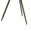 XOOON Salutina, salontafel 53 x 53 cm - 3 pootjes - steelbrown^ Salontafels