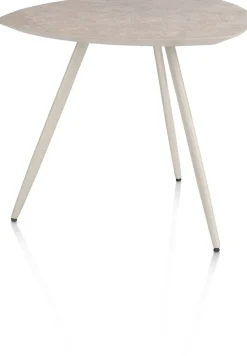 XOOON Salutina, salontafel 53 x 53 cm - 3 pootjes - crème^ Salontafels