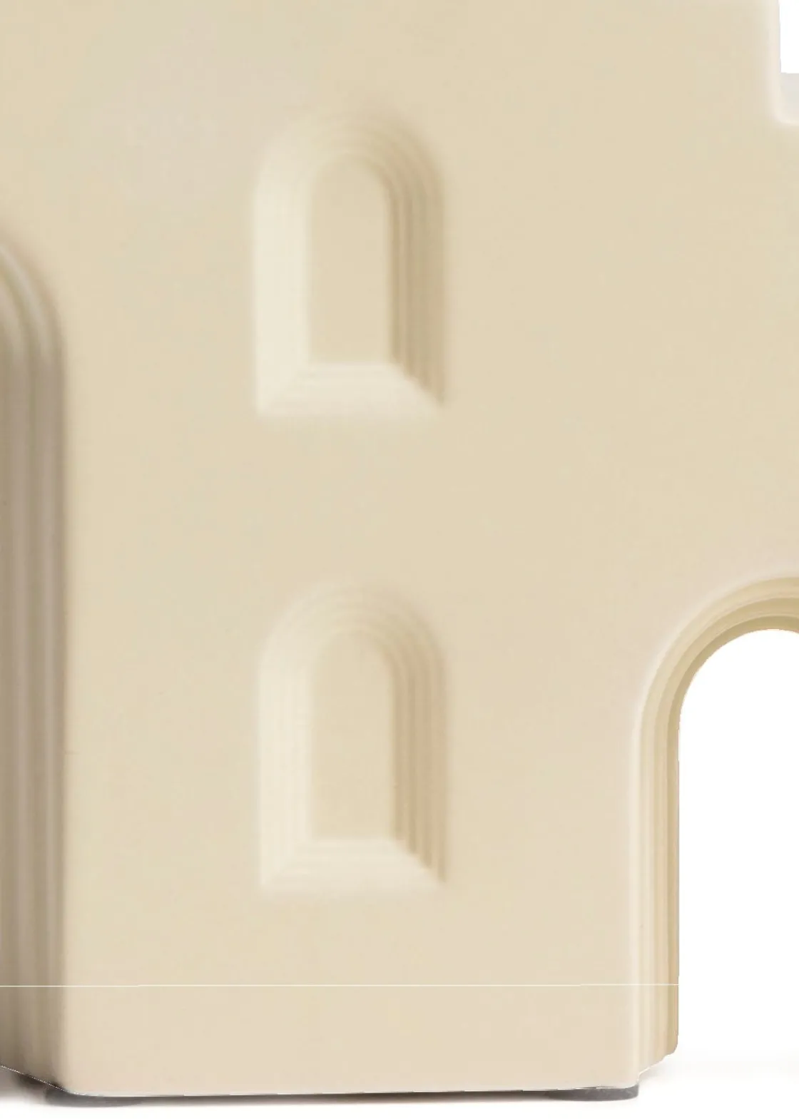 XOOON Skala kandelaar (H17.6cm) in de kleur Creme - COCOmaison^ Woonaccessoires