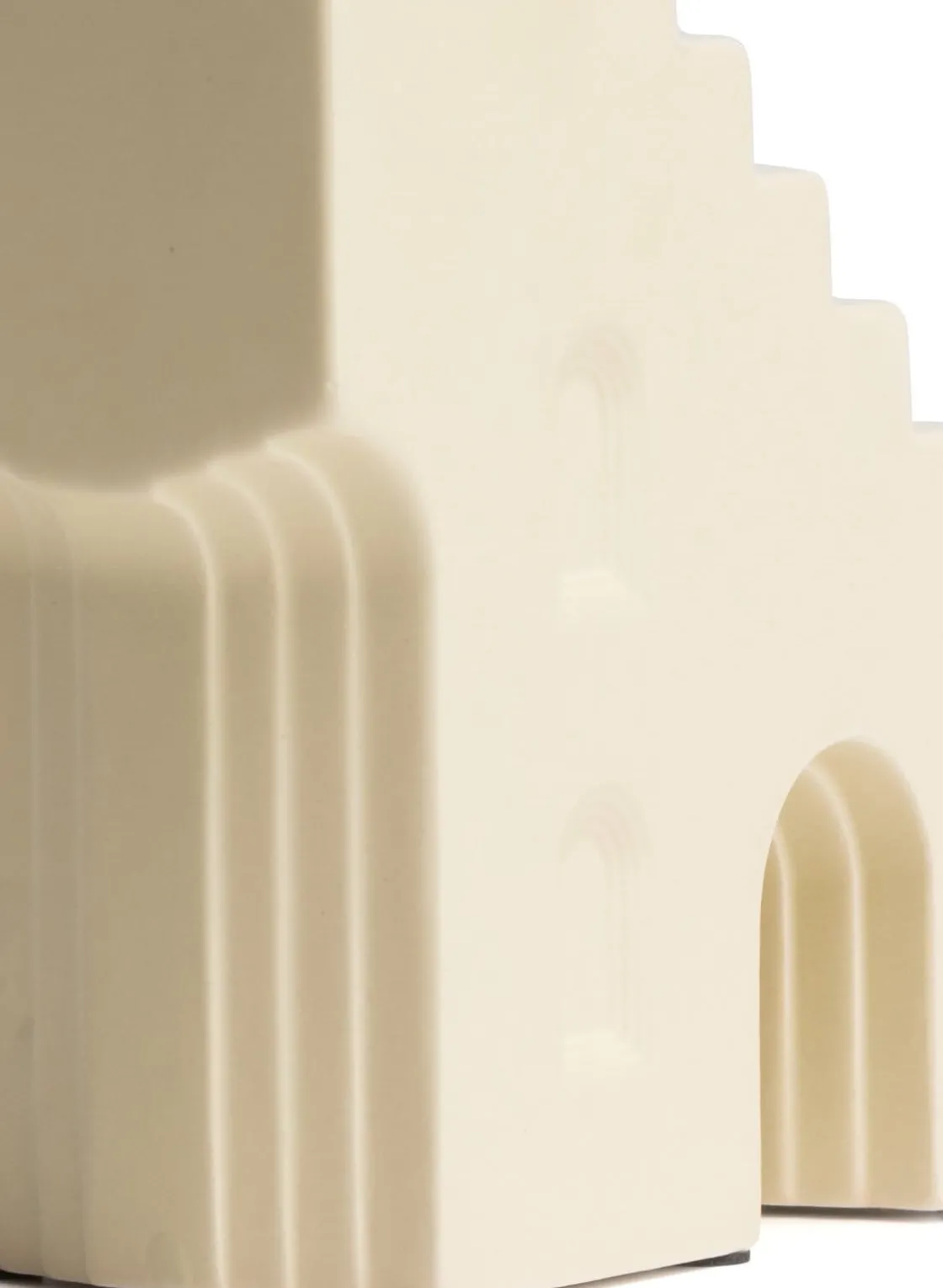 XOOON Skala kandelaar (H17.6cm) in de kleur Creme - COCOmaison^ Woonaccessoires