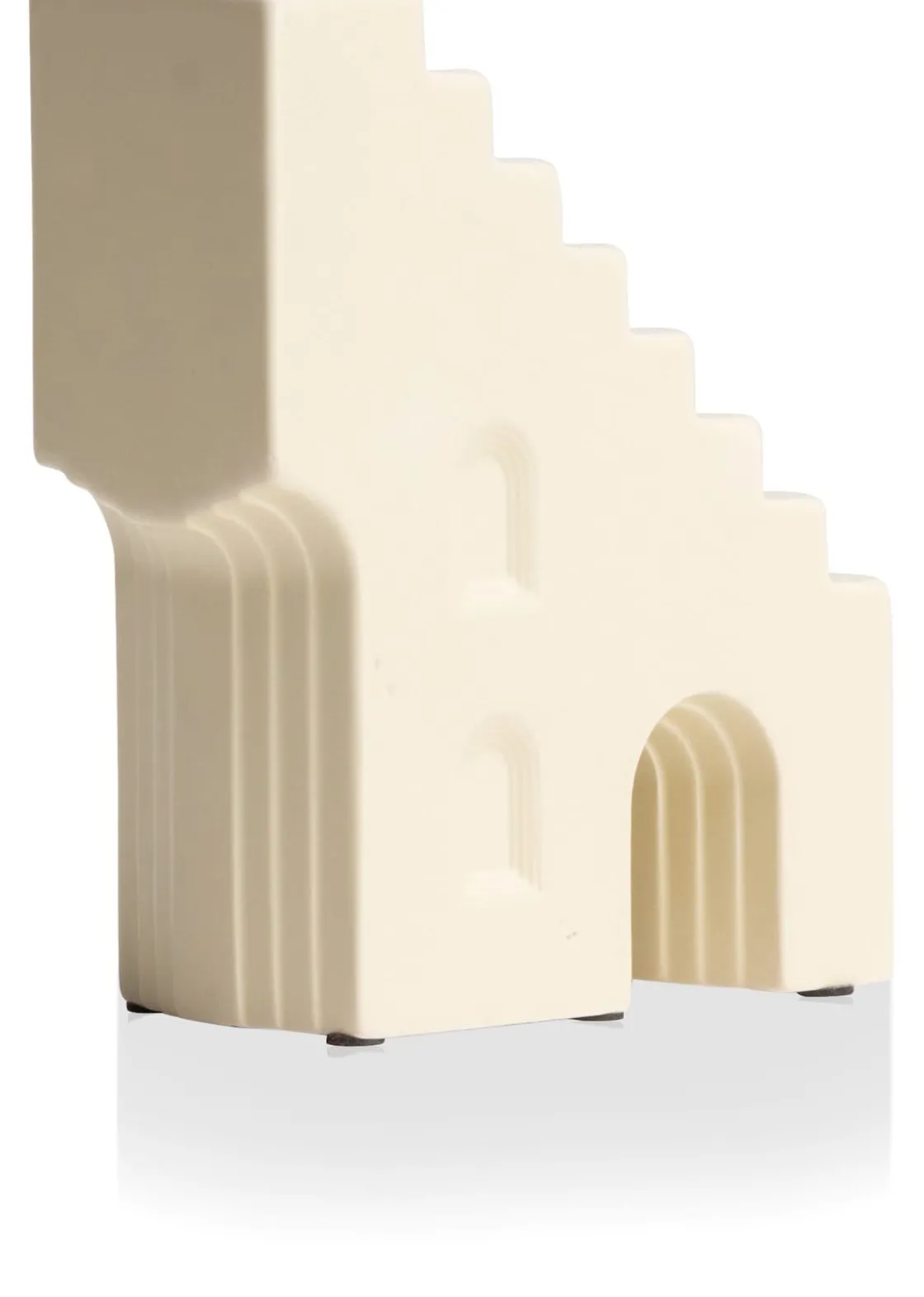 XOOON Skala kandelaar (H17.6cm) in de kleur Creme - COCOmaison^ Woonaccessoires