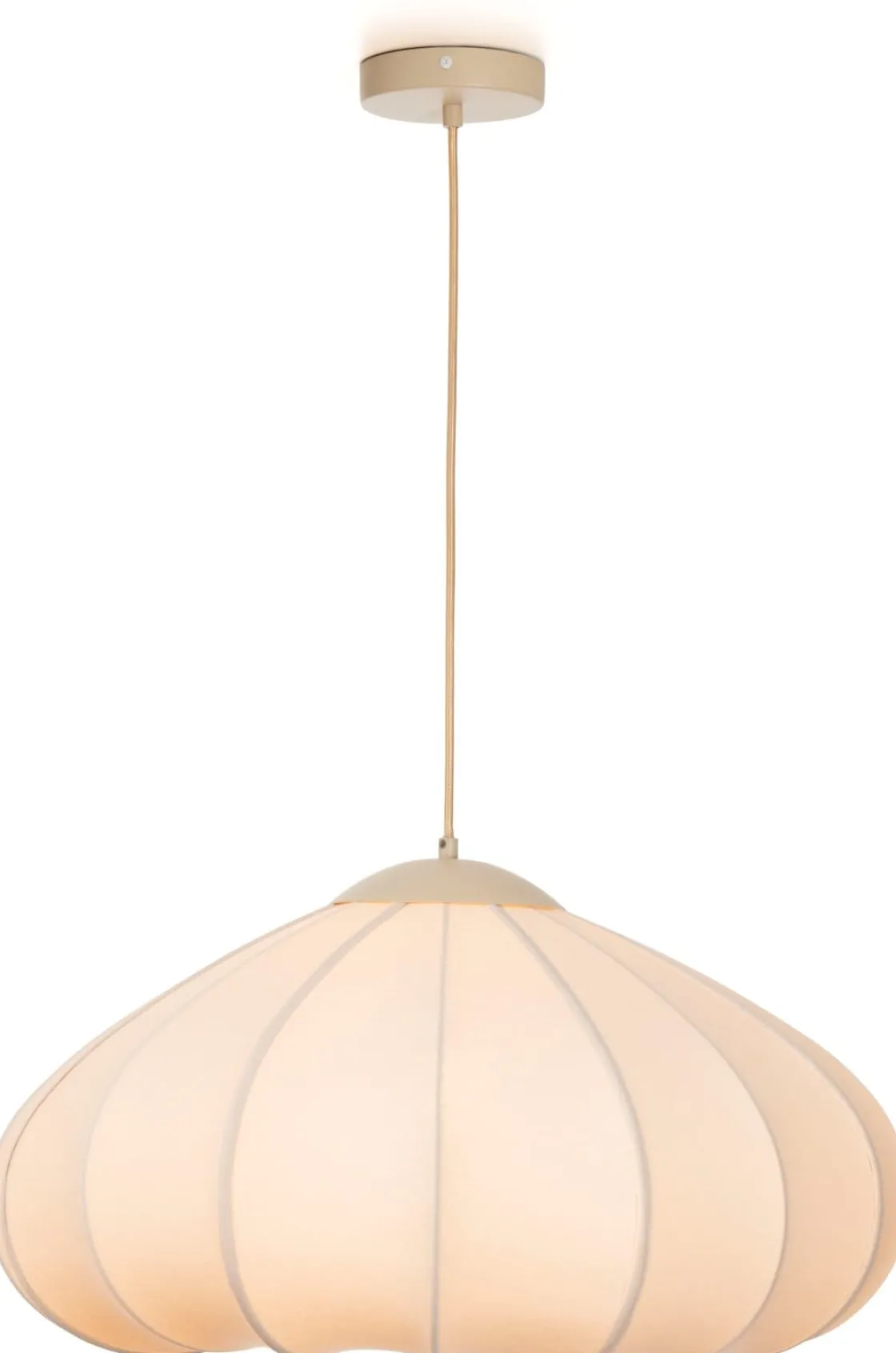 XOOON Skip low (Hanglamp 1*E27) in de kleur Beige - COCOmaison^ Hanglampen