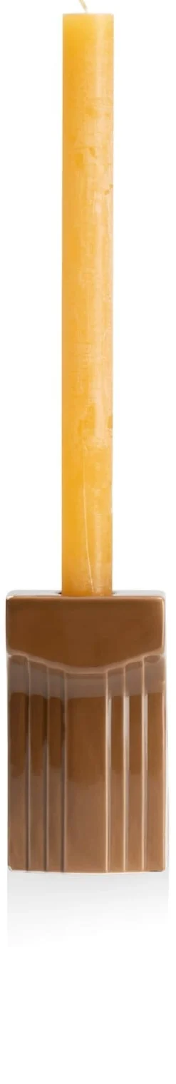 XOOON Skira kandelaar (H11.8cm) in de kleur Bruin - COCOmaison^ Woonaccessoires