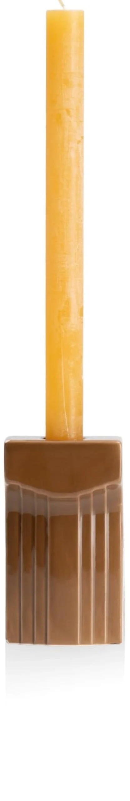 XOOON Skira kandelaar (H11.8cm) in de kleur Bruin - COCOmaison^ Woonaccessoires