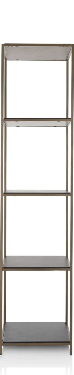 XOOON Stand up rek 45x50x193cm in de kleur Goud - COCOmaison^ Wanddecoraties|Woonaccessoires