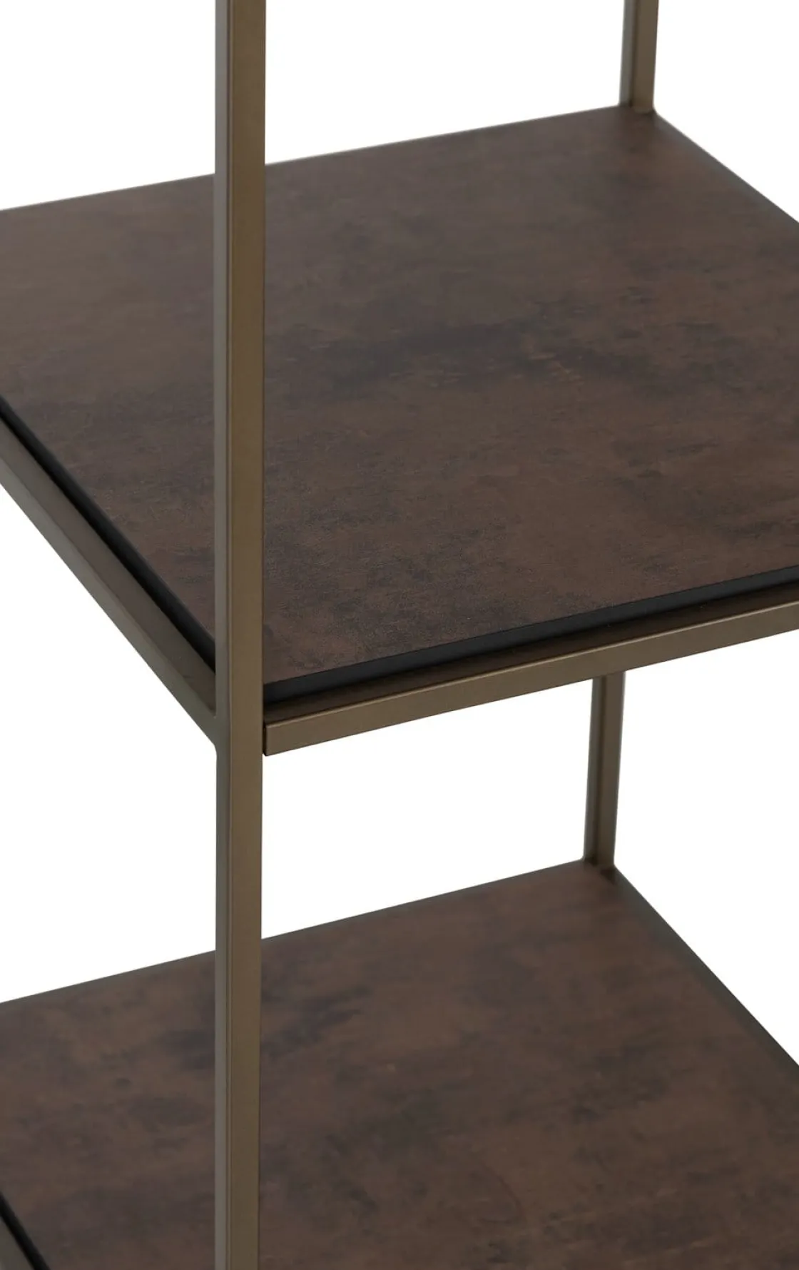 XOOON Stand up rek 45x50x193cm in de kleur Goud - COCOmaison^ Wanddecoraties|Woonaccessoires