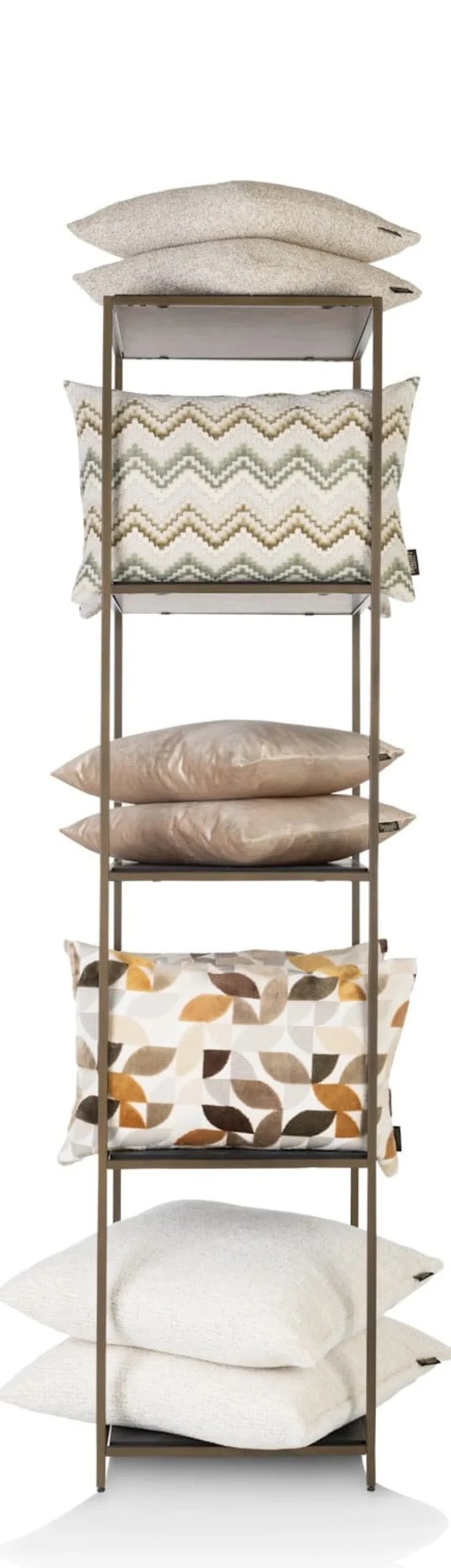XOOON Stand up rek 45x50x193cm in de kleur Goud - COCOmaison^ Wanddecoraties|Woonaccessoires
