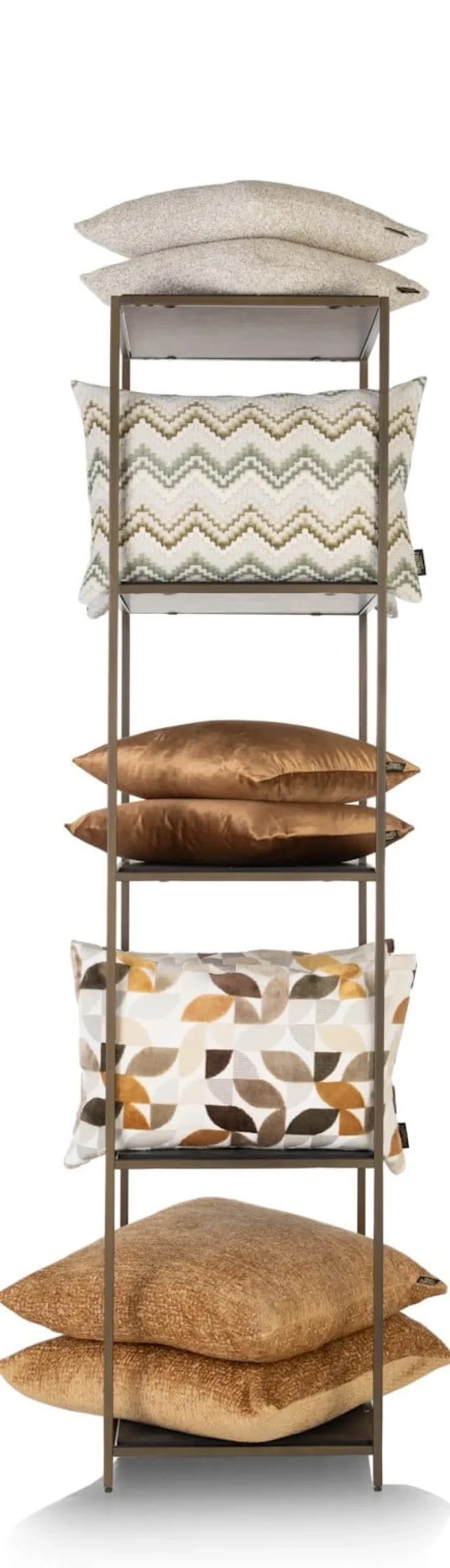 XOOON Stand up rek 45x50x193cm in de kleur Goud - COCOmaison^ Wanddecoraties|Woonaccessoires