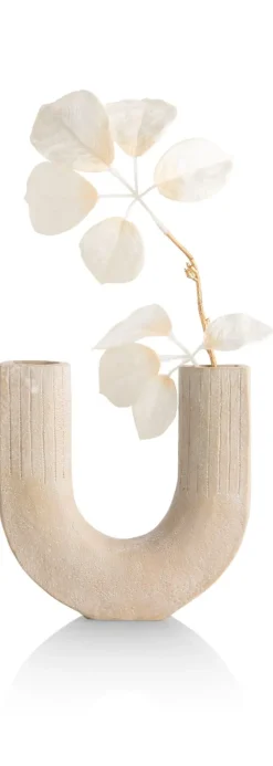 XOOON Suze vaas H16cm in de kleur Beige - COCOmaison^ Woonaccessoires