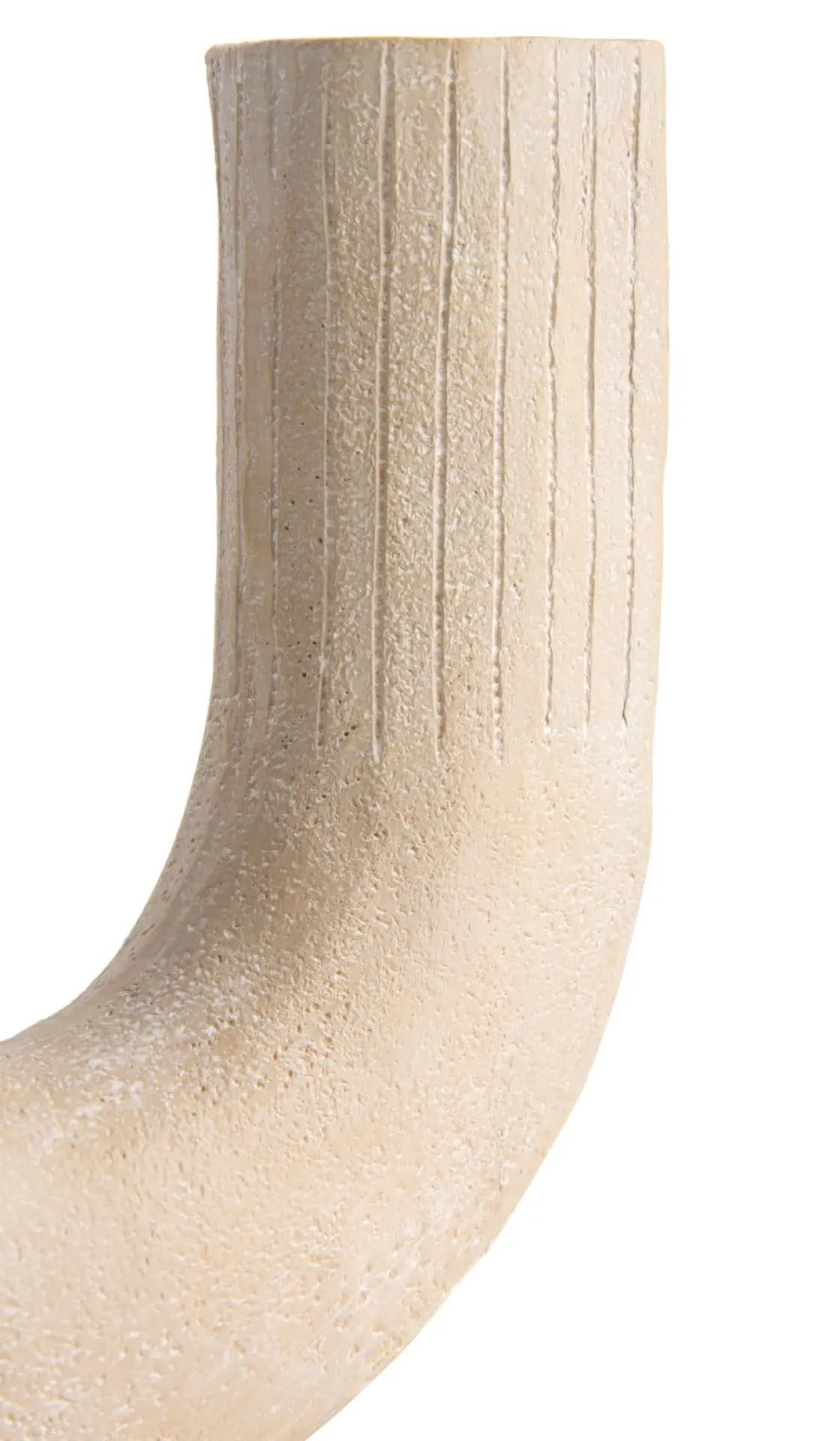 XOOON Suze vaas H16cm in de kleur Beige - COCOmaison^ Woonaccessoires