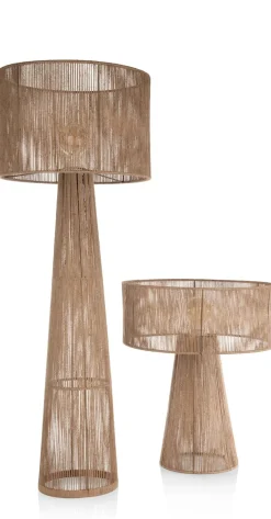 XOOON Tali tafellamp 1*E27 H57cm in de kleur Naturel - COCOmaison^ Tafellampen
