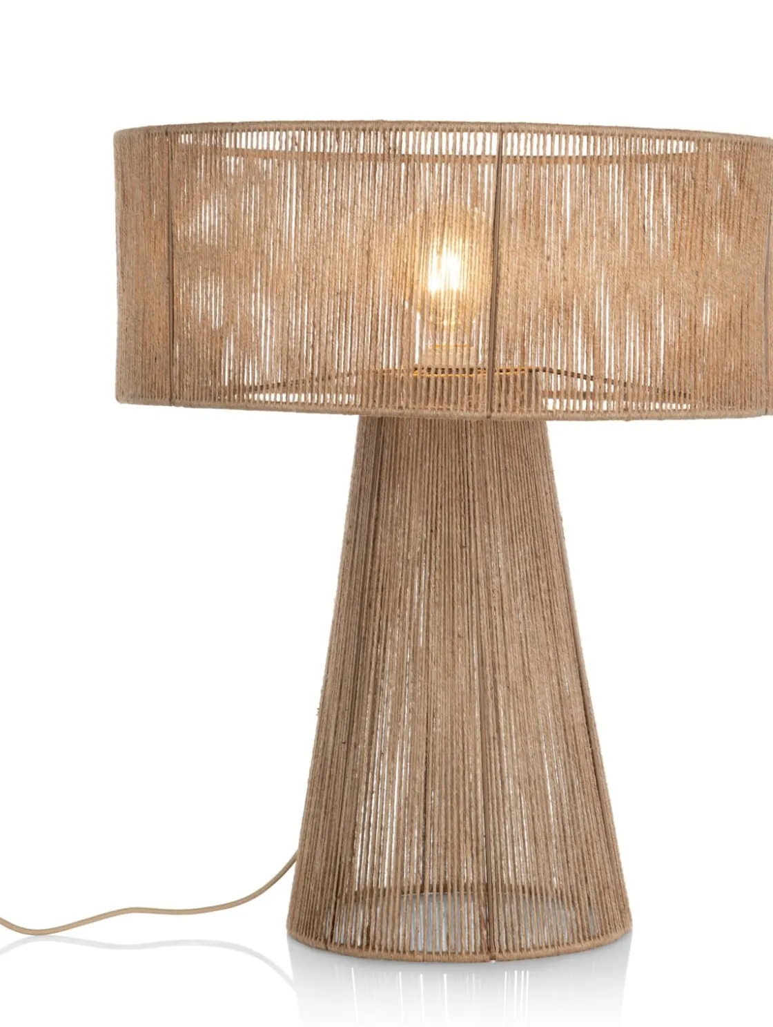 XOOON Tali tafellamp 1*E27 H57cm in de kleur Naturel - COCOmaison^ Tafellampen