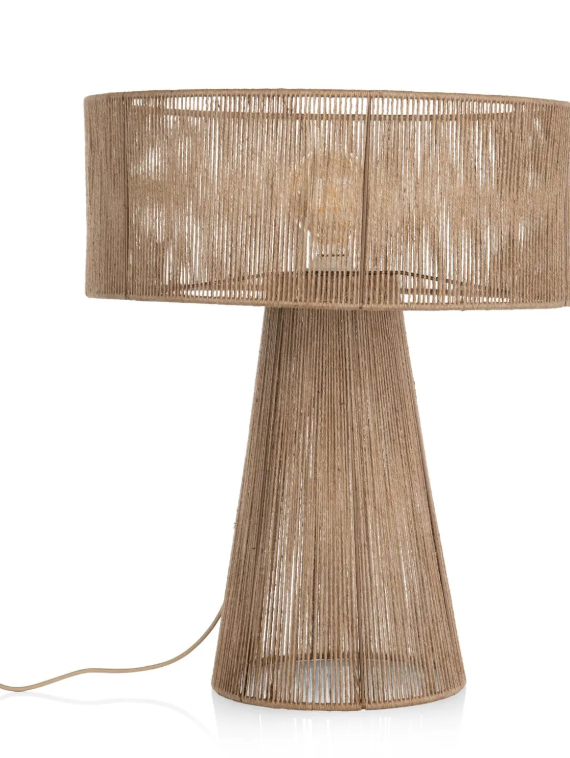 XOOON Tali tafellamp 1*E27 H57cm in de kleur Naturel - COCOmaison^ Tafellampen
