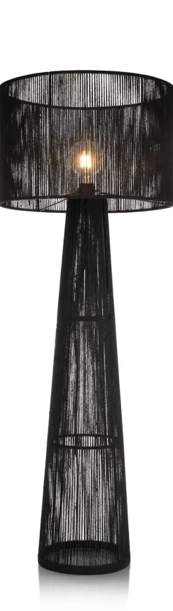 XOOON Tali vloerlamp 1*E27 H120cm in de kleur Zwart - COCOmaison^ Vloerlampen