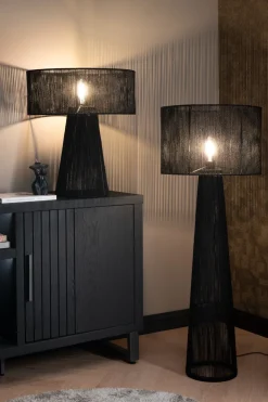 XOOON Tali vloerlamp 1*E27 H120cm in de kleur Zwart - COCOmaison^ Vloerlampen
