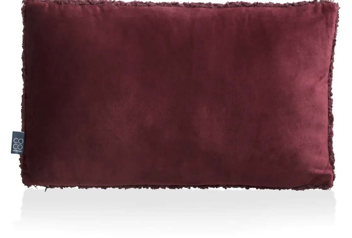 XOOON Teddy kussen 30x50cm in de kleur Rood - COCOmaison^ Woonaccessoires