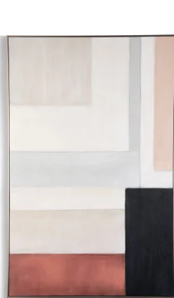 XOOON Tijn schilderij 90x140cm in de kleur Multi Color - COCOmaison^ Wanddecoraties|Woonaccessoires