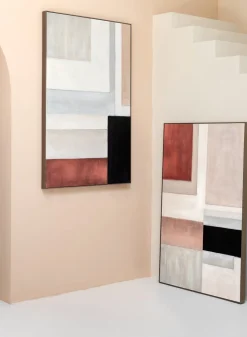 XOOON Tijn schilderij 90x140cm in de kleur Multi Color - COCOmaison^ Wanddecoraties|Woonaccessoires