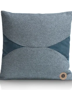 XOOON Timeless Aria kussen 45x45cm in de kleur Blauw - COCOmaison^ Woonaccessoires