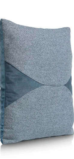 XOOON Timeless Aria kussen 45x45cm in de kleur Blauw - COCOmaison^ Woonaccessoires