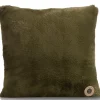 XOOON Timeless Evie kussen 45x45cm in de kleur Olijf - COCOmaison^ Woonaccessoires