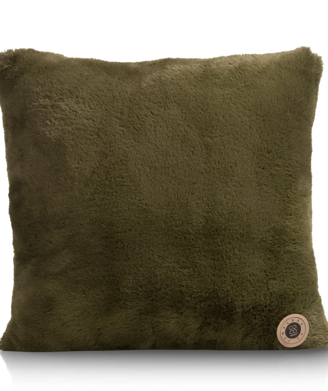 XOOON Timeless Evie kussen 45x45cm in de kleur Olijf - COCOmaison^ Woonaccessoires
