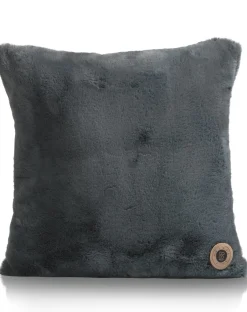 XOOON Timeless Evie kussen 45x45cm in de kleur Antraciet - COCOmaison^ Woonaccessoires