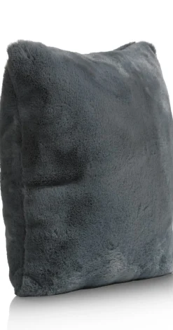 XOOON Timeless Evie kussen 45x45cm in de kleur Antraciet - COCOmaison^ Woonaccessoires