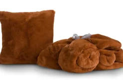 XOOON Timeless Evie kussen 45x45cm in de kleur Koper - COCOmaison^ Woonaccessoires
