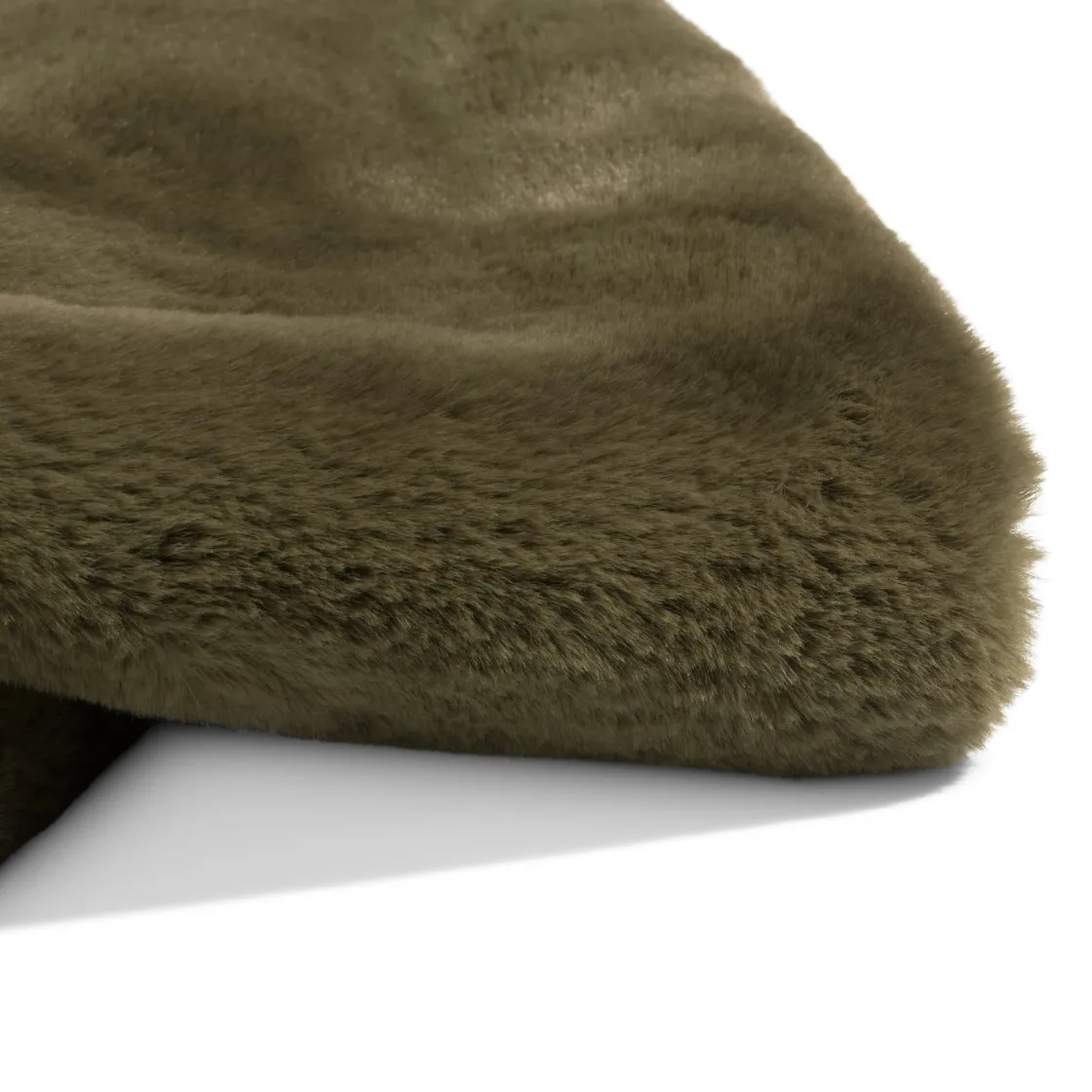 XOOON Timeless Evie plaid 130x160cm in de kleur Olijf - COCOmaison^ Woonaccessoires