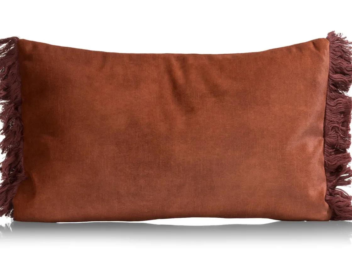 XOOON Timeless Mila kussen 30x50cm in de kleur Koper - COCOmaison^ Woonaccessoires