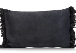XOOON Timeless Mila kussen 30x50cm in de kleur Antraciet - COCOmaison^ Woonaccessoires