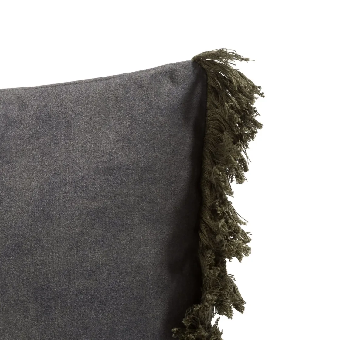 XOOON Timeless Mila kussen 30x50cm in de kleur Olijf - COCOmaison^ Woonaccessoires
