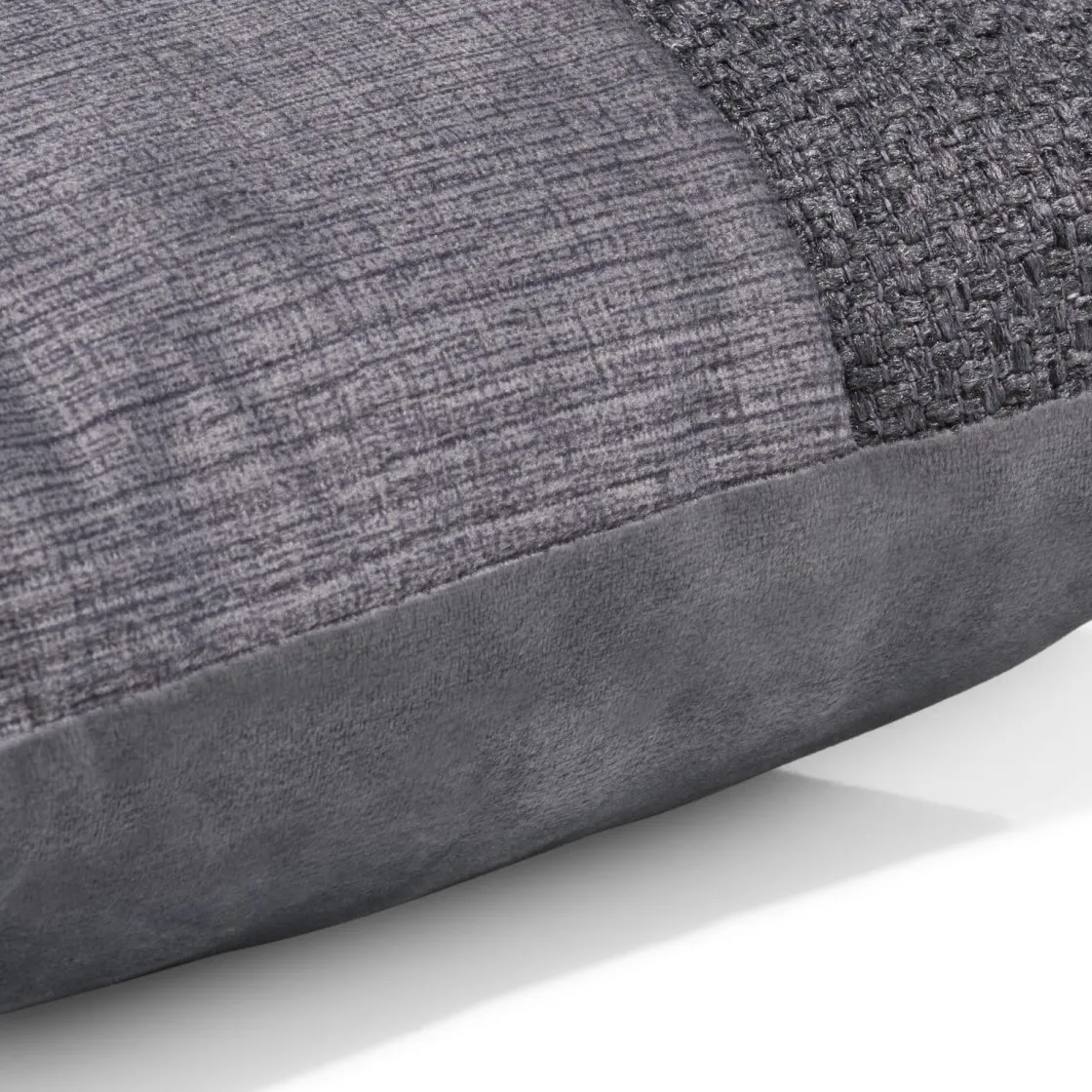 XOOON Timeless Scarlett kussen 30x50cm in de kleur Antraciet^ Woonaccessoires