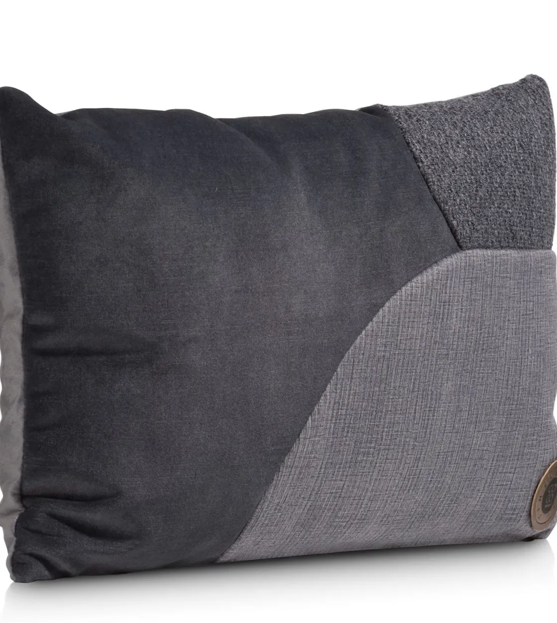 XOOON Timeless Scarlett kussen 30x50cm in de kleur Antraciet^ Woonaccessoires