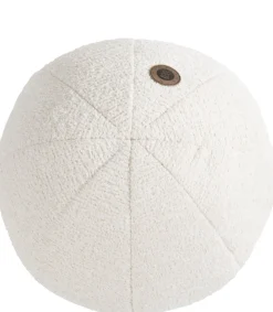 XOOON Timeless Scott kussen dia 25cm in de kleur Beige - COCOmaison^ Woonaccessoires