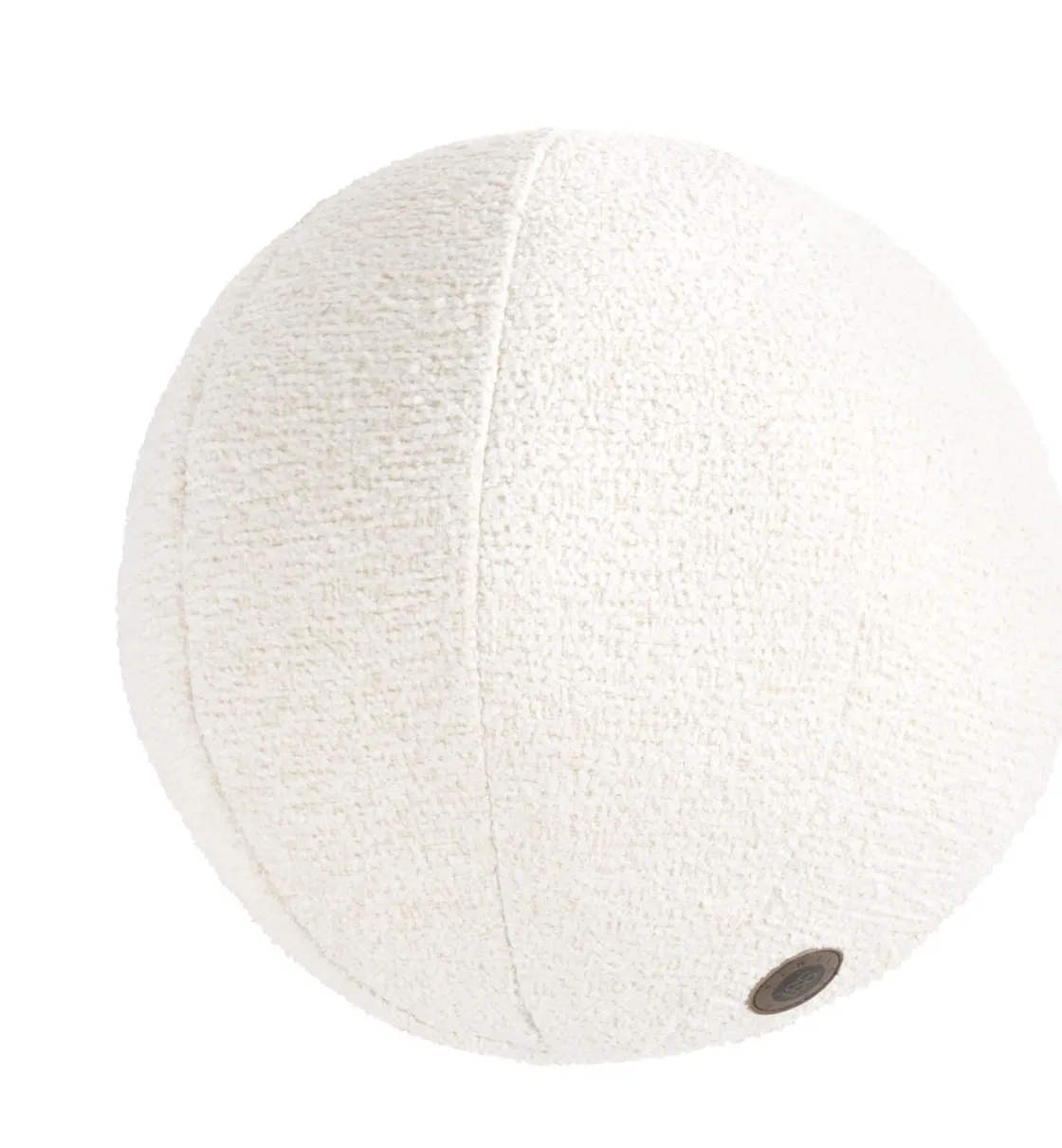 XOOON Timeless Scott kussen dia 25cm in de kleur Beige - COCOmaison^ Woonaccessoires