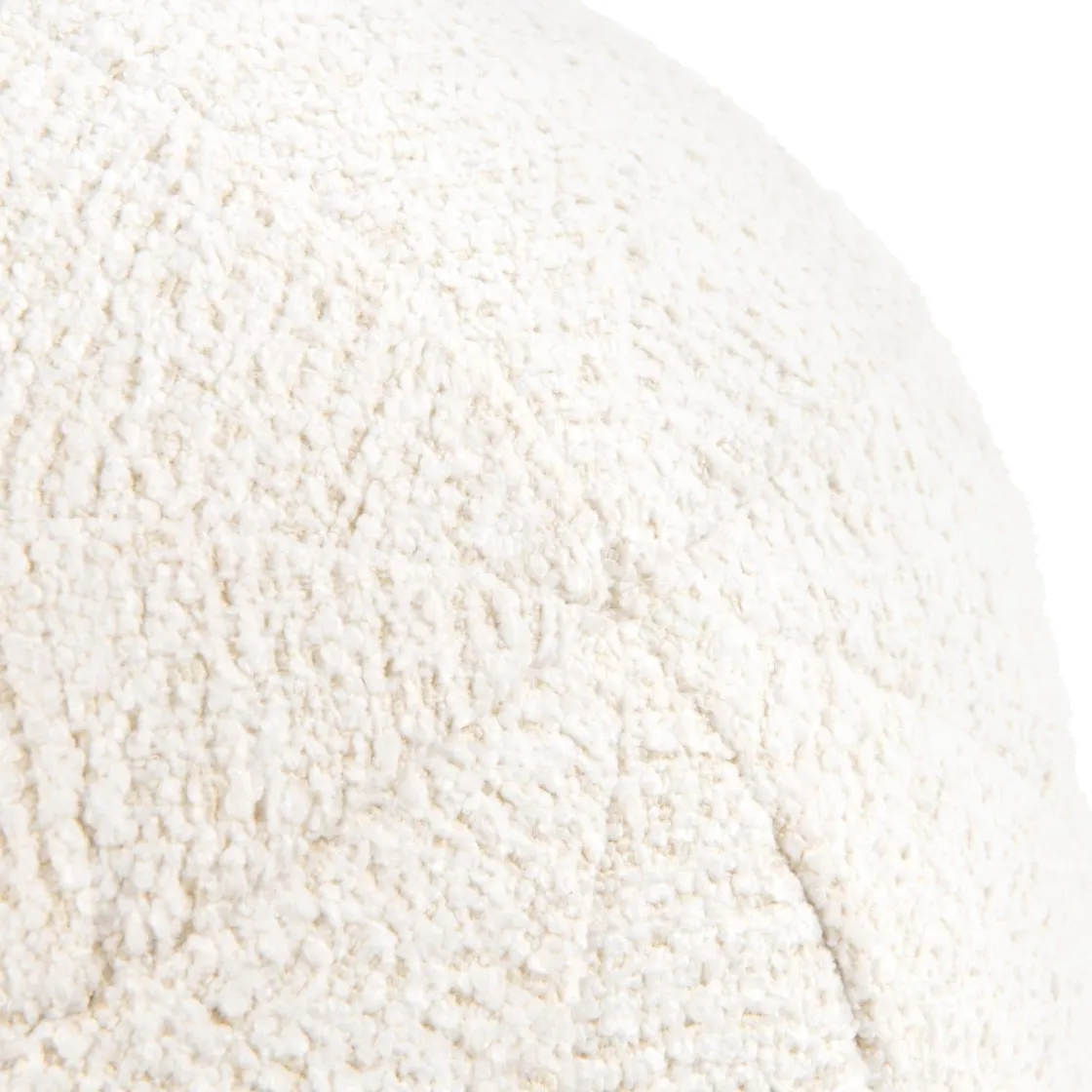 XOOON Timeless Scott kussen dia 25cm in de kleur Beige - COCOmaison^ Woonaccessoires