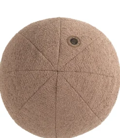 XOOON Timeless Scott kussen dia 25cm in de kleur Camel - COCOmaison^ Woonaccessoires