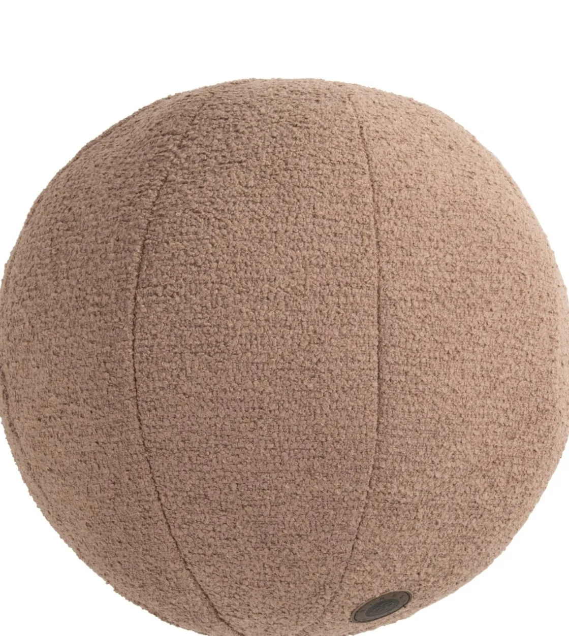 XOOON Timeless Scott kussen dia 25cm in de kleur Camel - COCOmaison^ Woonaccessoires