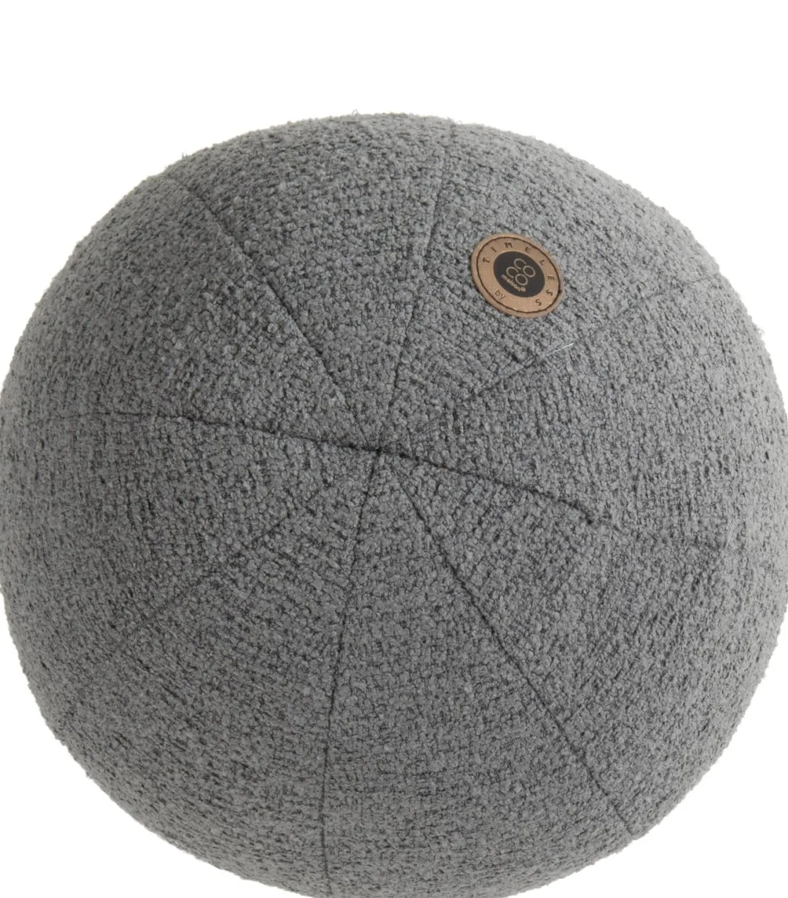XOOON Timeless Scott kussen dia 25cm in de kleur Blauw - COCOmaison^ Woonaccessoires